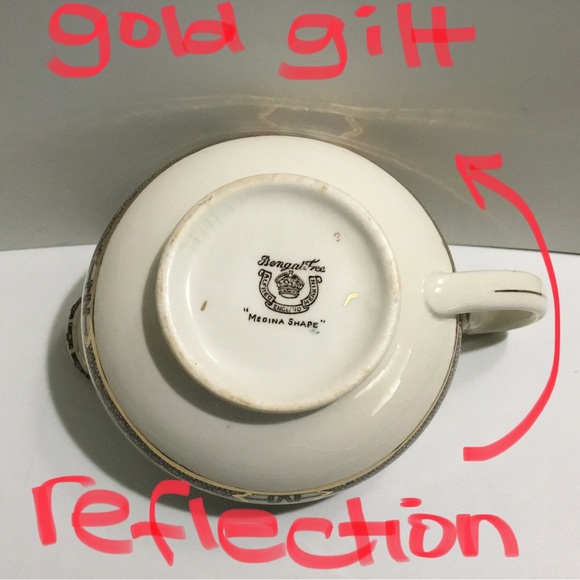 Vintage/Antique Alfred Meakin Ironstone Bengal Tree large creamer - Picture 12 of 12